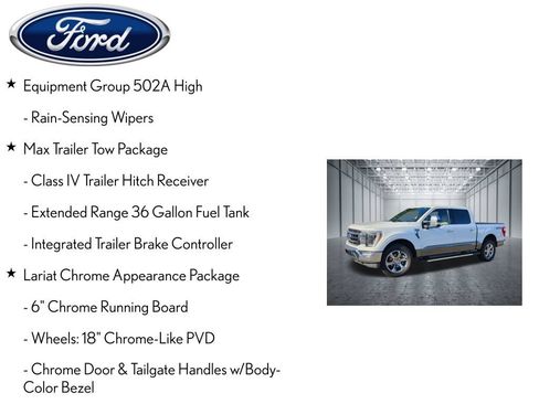 Used 2021 Ford F150 Lariat w/ Equipment Group 502A High AWD/4WD image 13