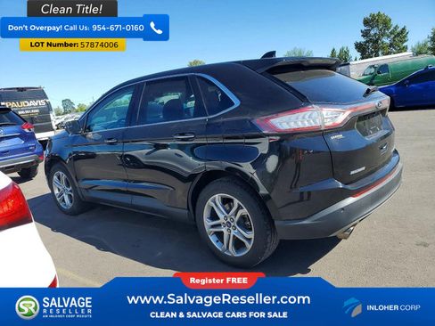 Used 2018 Ford Edge Titanium w/ Technology Package FWD image 3