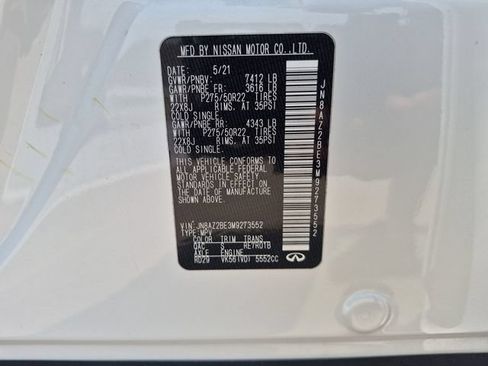 Used 2021 INFINITI QX80 Sensory w/ Cargo Package AWD/4WD image 25