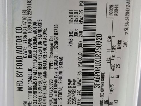 Used 2020 Ford Fusion Titanium image 23