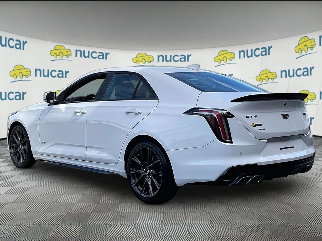 Used 2021 Cadillac CT4 V w/ Technology Package AWD/4WD image 4