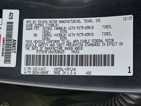 Used 2016 Toyota Tundra Limited w/ Limited Premium Package AWD/4WD image 37