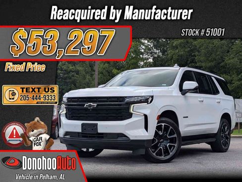 Used 2023 Chevrolet Tahoe RST w/ Luxury Package RWD image 1