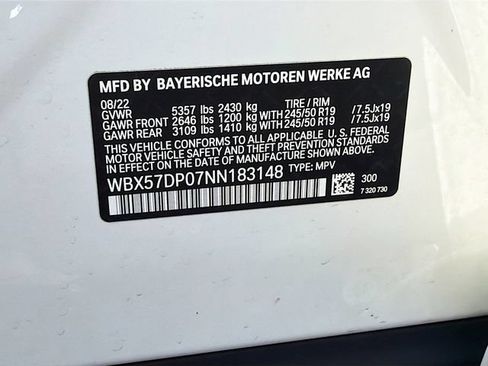 Used 2022 BMW X3 xDrive30i w/ Convenience Package w/ZPA AWD/4WD image 30