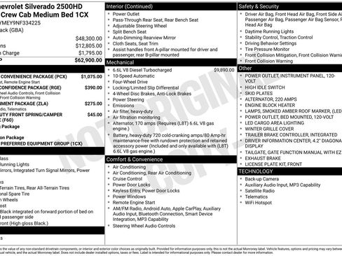 Used 2022 Chevrolet Silverado 2500 Custom w/ Custom Convenience Package AWD/4WD image 24