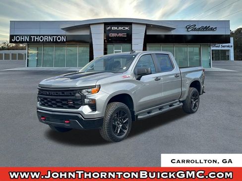 Used 2024 Chevrolet Silverado 1500 Custom Trail Boss w/ LPO, Dark Essentials Package AWD/4WD image 1