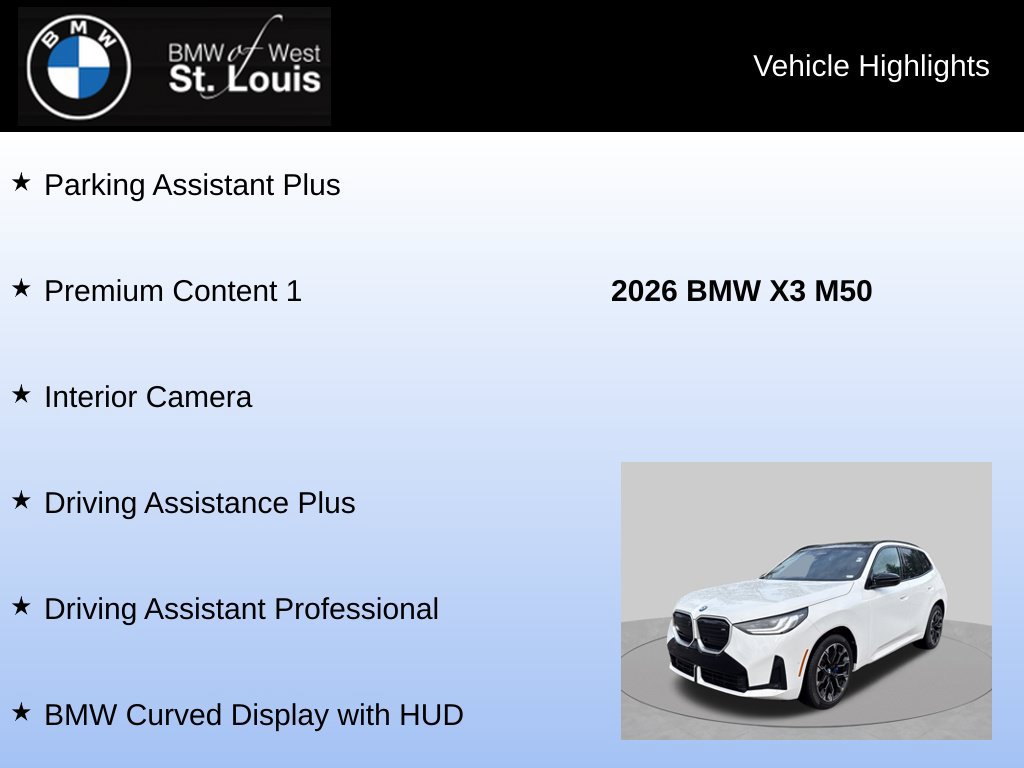 Used 2026 BMW X3 M50 AWD/4WD image 16