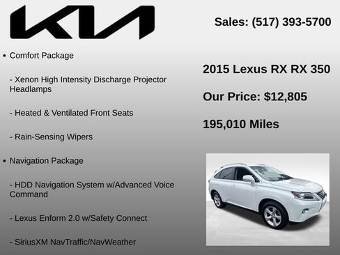 Used 2015 Lexus RX 350 AWD image 5