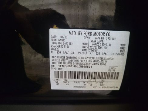 Used 2020 Ford Explorer Limited AWD/4WD image 33