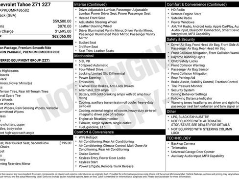 Used 2021 Chevrolet Tahoe Z71 image 28