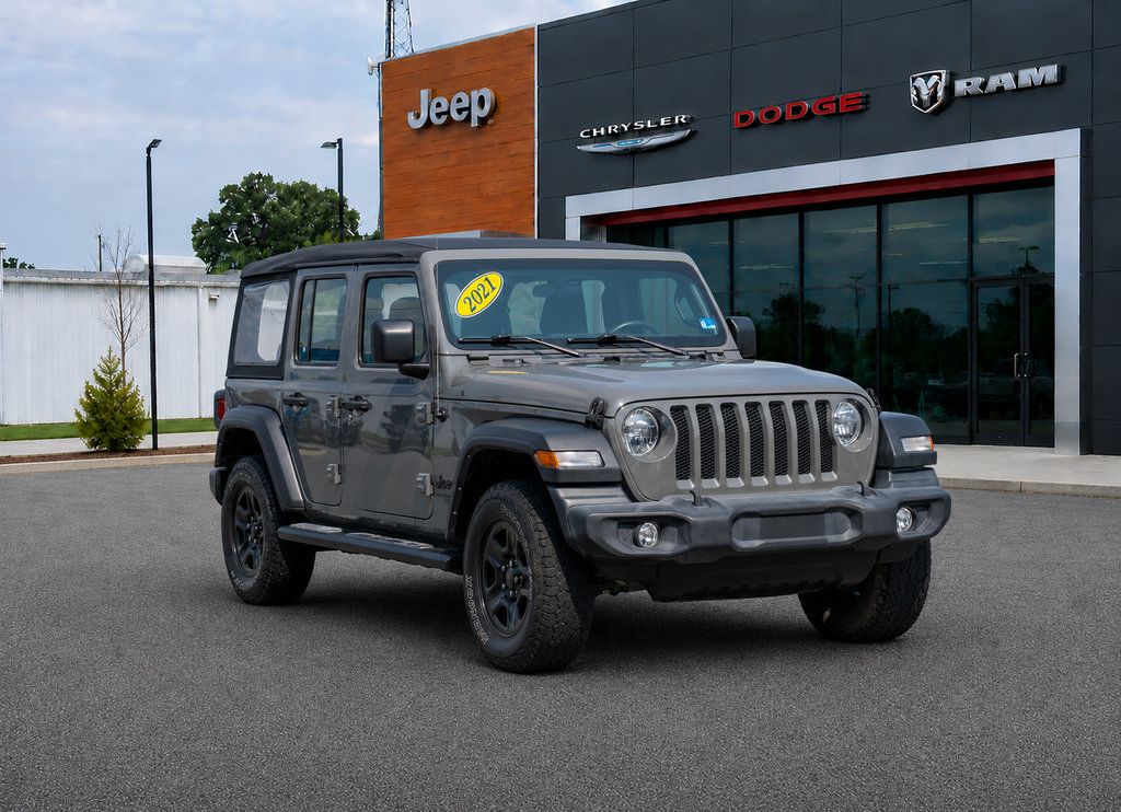 Used 2021 Jeep Wrangler Unlimited Sport AWD/4WD image 1