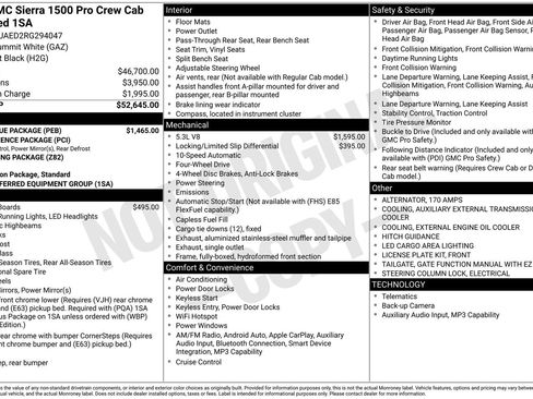 Used 2024 GMC Sierra 1500 Pro w/ Pro Value Package AWD/4WD image 41