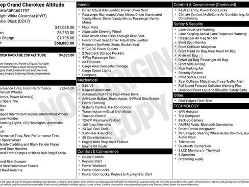 Used 2023 Jeep Grand Cherokee Altitude AWD/4WD image 6
