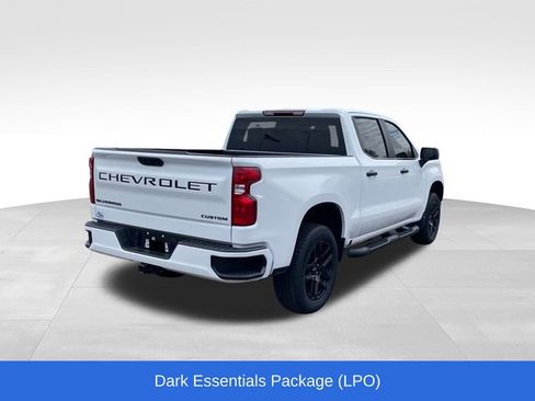 Certified 2024 Chevrolet Silverado 1500 Custom w/ Turbomax Blackout Package AWD/4WD image 3