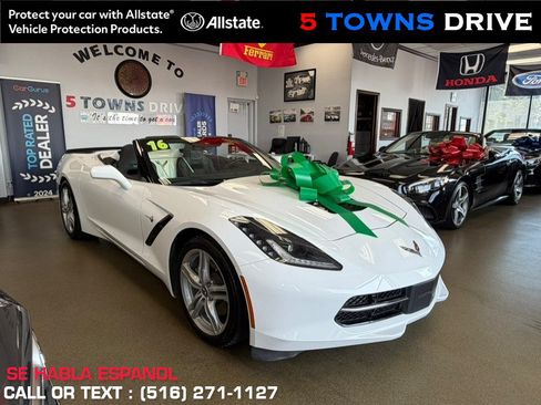 Used 2016 Chevrolet Corvette Stingray Convertible w/ 3LT Preferred Equipment Group RWD image 1