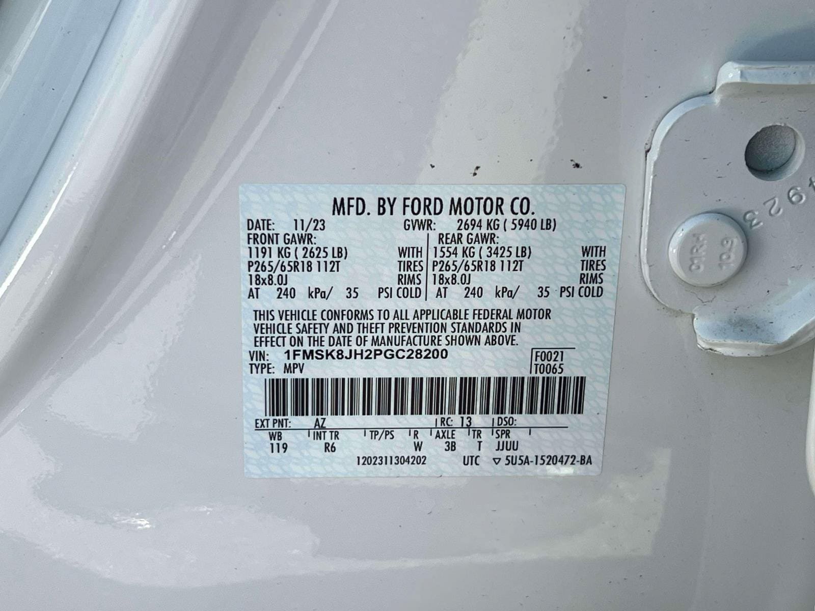 Used 2023 Ford Explorer Timberline AWD/4WD image 28