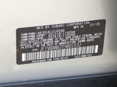 New 2026 Subaru WRX Limited w/ Accessory Package #2 AWD/4WD image 39