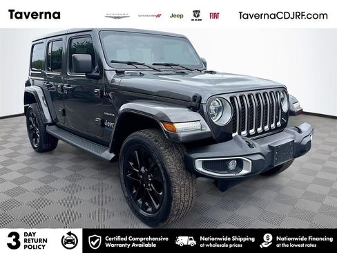 Used 2021 Jeep Wrangler Unlimited Sahara w/ Cold Weather Group AWD/4WD image 1