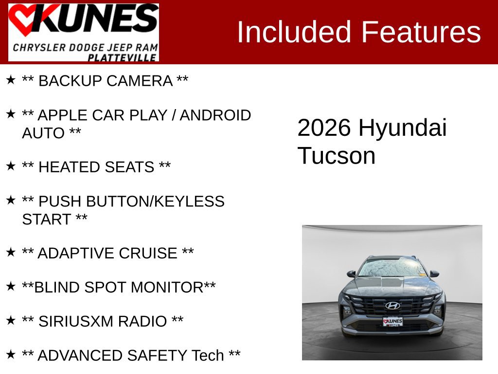 Used 2026 Hyundai Tucson SEL Plus AWD/4WD image 2