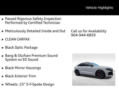 Certified 2025 Audi RS Q8 performance image 12