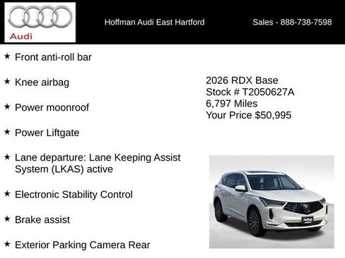 Used 2026 Acura RDX SH-AWD w/ Advance Package image 30