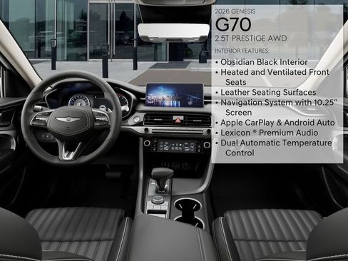 New 2026 Genesis G70 2.5T Prestige image 17