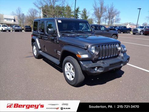 Certified 2021 Jeep Wrangler Unlimited Sport AWD/4WD image 1