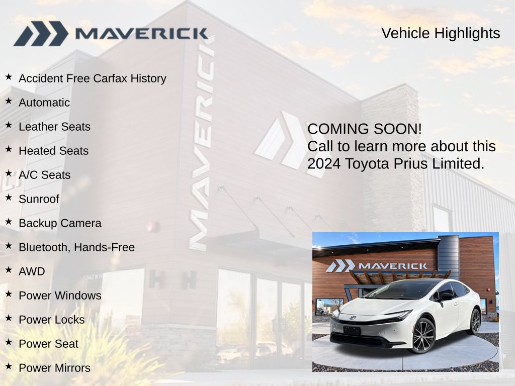 Used 2024 Toyota Prius Limited w/ Limited Premium Package AWD/4WD image 3