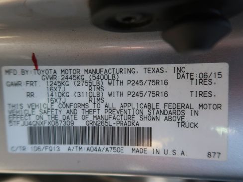 Used 2015 Toyota Tacoma PreRunner w/ SR5 Package RWD image 47