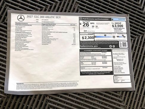 New 2027 Mercedes-Benz GLC 300 4MATIC image 18