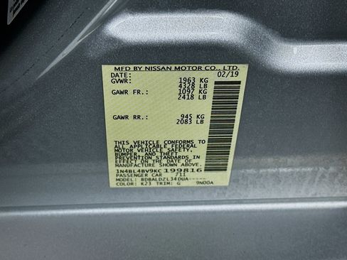 Used 2019 Nissan Altima 2.5 S FWD image 12