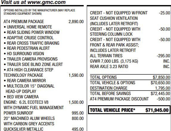 Used 2022 GMC Sierra 1500 AT4 w/ AT4 Premium Package AWD/4WD image 2