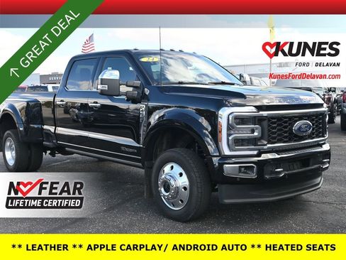 Used 2024 Ford F450 Platinum w/ Camper Package image 1