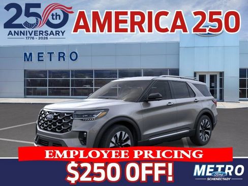 New 2026 Ford Explorer Platinum w/ LUX Leather Package AWD/4WD image 2
