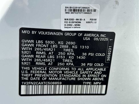 Used 2026 Volkswagen Atlas SEL Premium R-Line AWD/4WD image 59