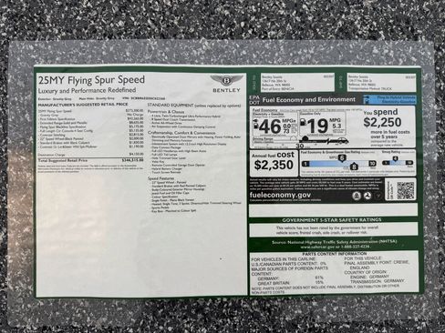 New 2025 Bentley Flying Spur Plug-In Hybrid image 50