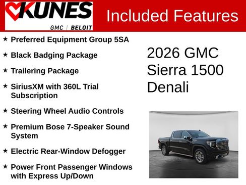 New 2026 GMC Sierra 1500 Denali w/ Technology Package AWD/4WD image 2