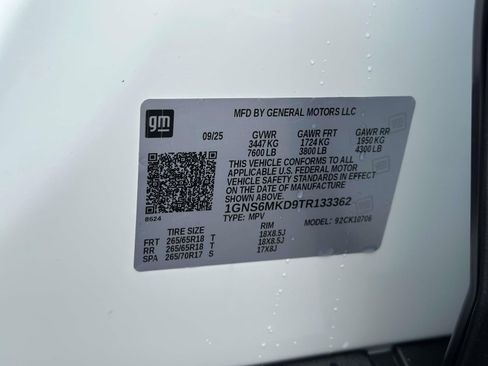 New 2026 Chevrolet Tahoe LS w/ LPO, Dark Essentials Package image 26