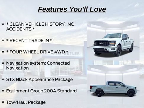 Used 2024 Ford F150 STX w/ STX Black Appearance Package AWD/4WD image 10