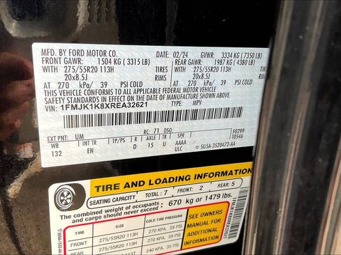 Used 2024 Ford Expedition Max Limited image 32