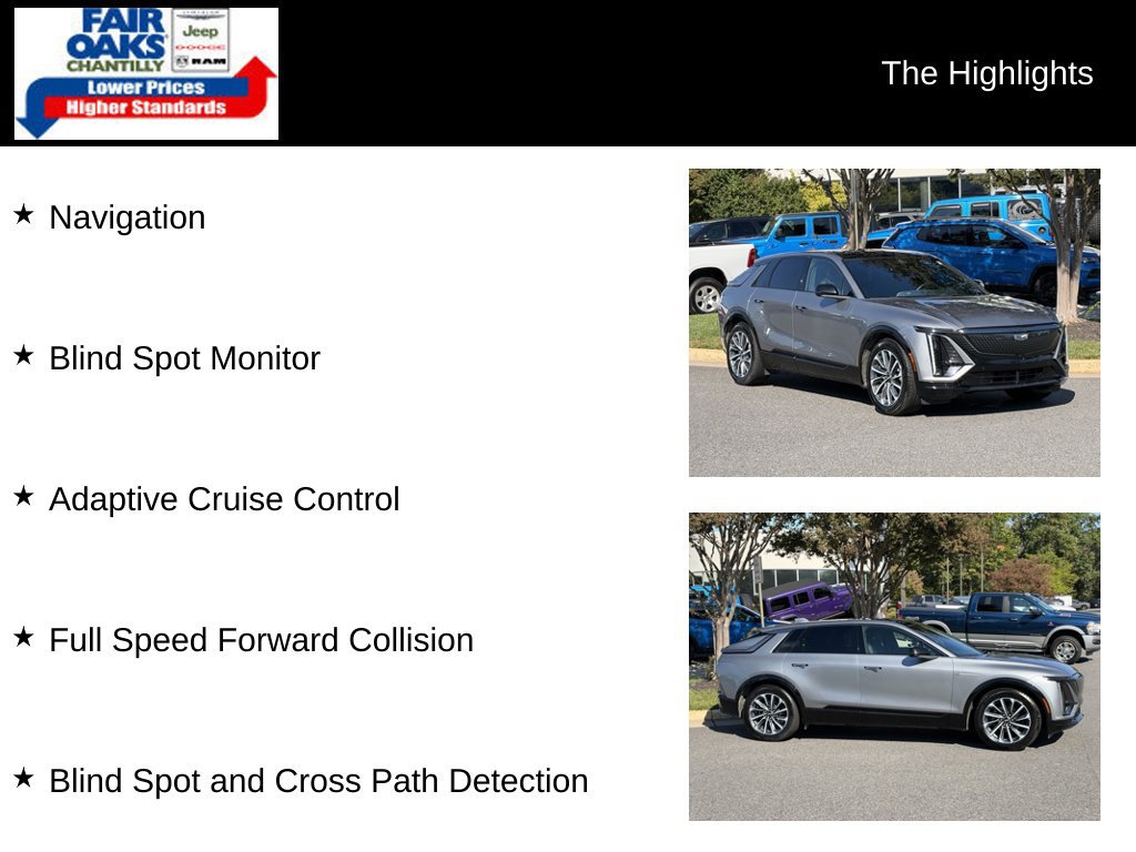 Used 2024 Cadillac Lyriq Sport w/ LPO, Floor Liner Package AWD/4WD image 2