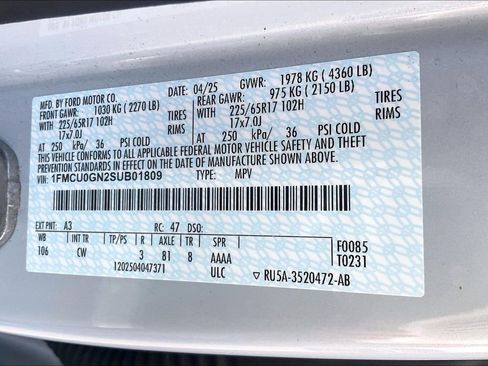 Used 2025 Ford Escape Active image 21