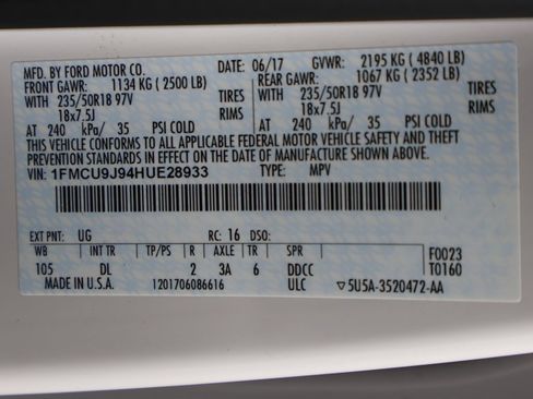 Used 2017 Ford Escape Titanium image 42