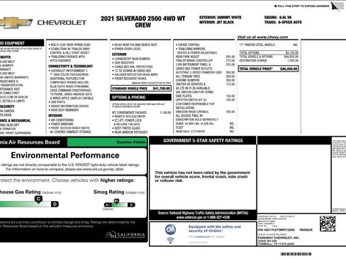 Used 2021 Chevrolet Silverado 2500 W/T w/ WT Convenience Package image 4