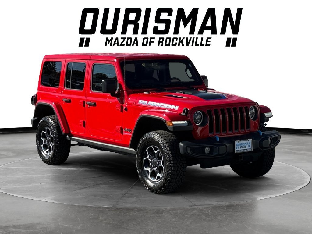 Used 2023 Jeep Wrangler Unlimited Rubicon 4xe w/ Cold Weather Group AWD/4WD image 1