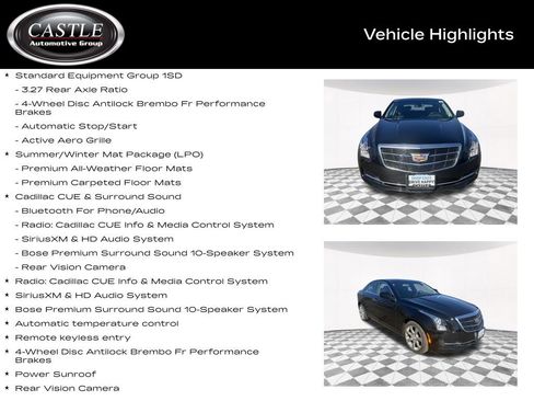 Used 2016 Cadillac ATS 2.0T AWD Sedan image 4