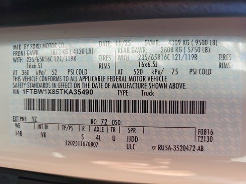 New 2026 Ford Transit 350 148 High Roof w/ Load Area Protection Package image 42