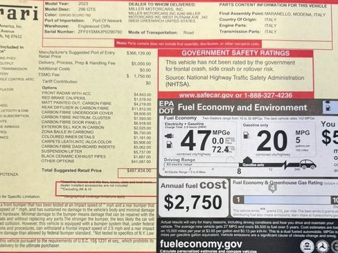 Used 2023 Ferrari 296 GTS image 2