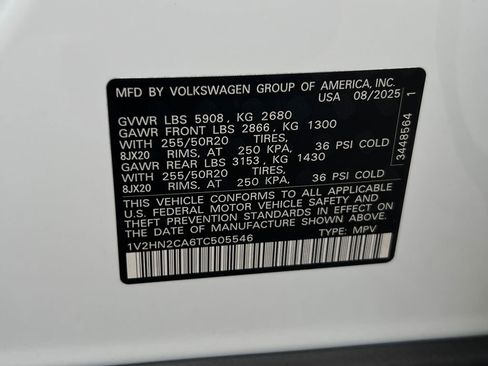 New 2026 Volkswagen Atlas SE image 31