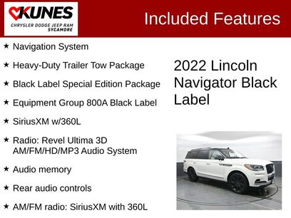 Used 2022 Lincoln Navigator Black Label